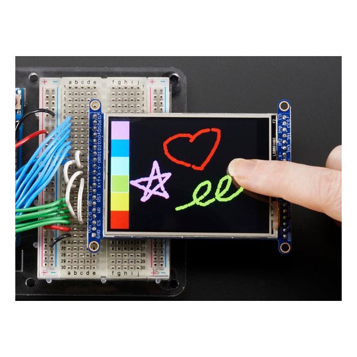 2.8" TFT LCD with Touchscreen Breakout Board w/MicroSD Socket