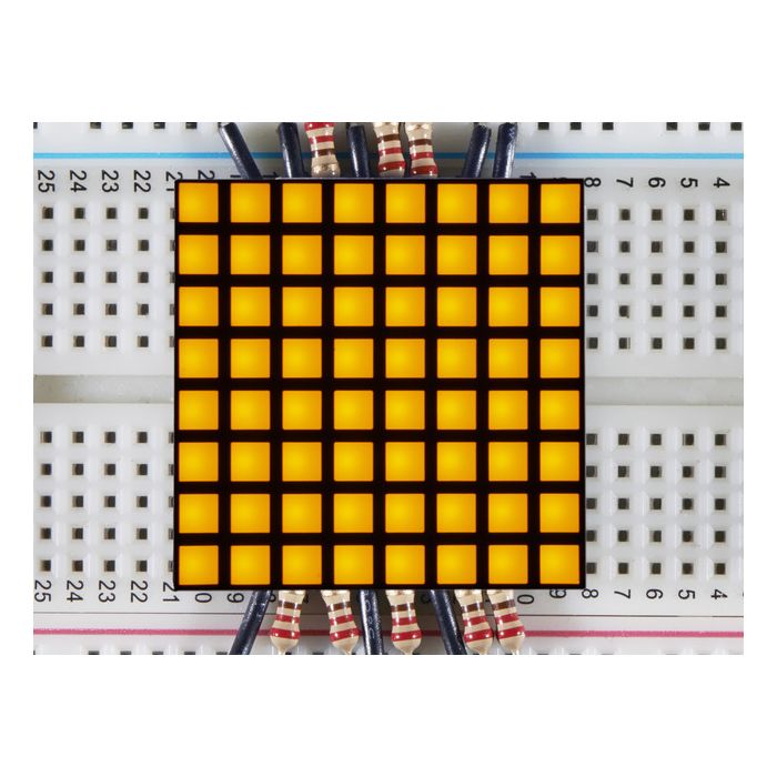 1.2" 8x8 Matrix Square Pixel - Yellow