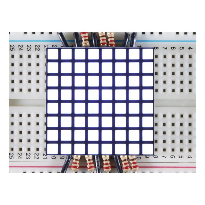 1.2" 8x8 Matrix Square Pixel - White