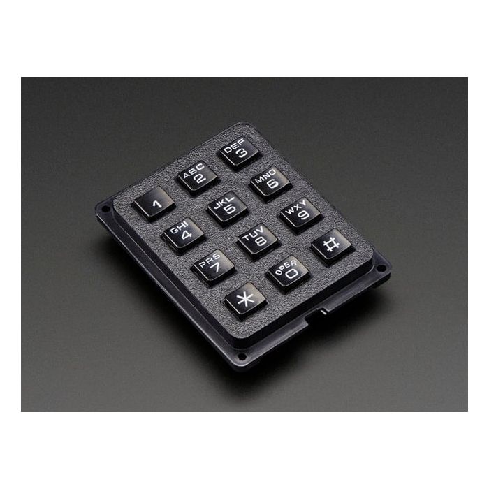 3x4 Phone-style Matrix Keypad