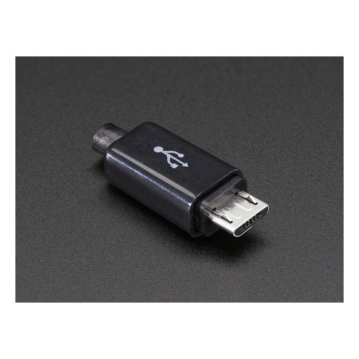 USB DIY Slim Connector Shell - MicroB Plug