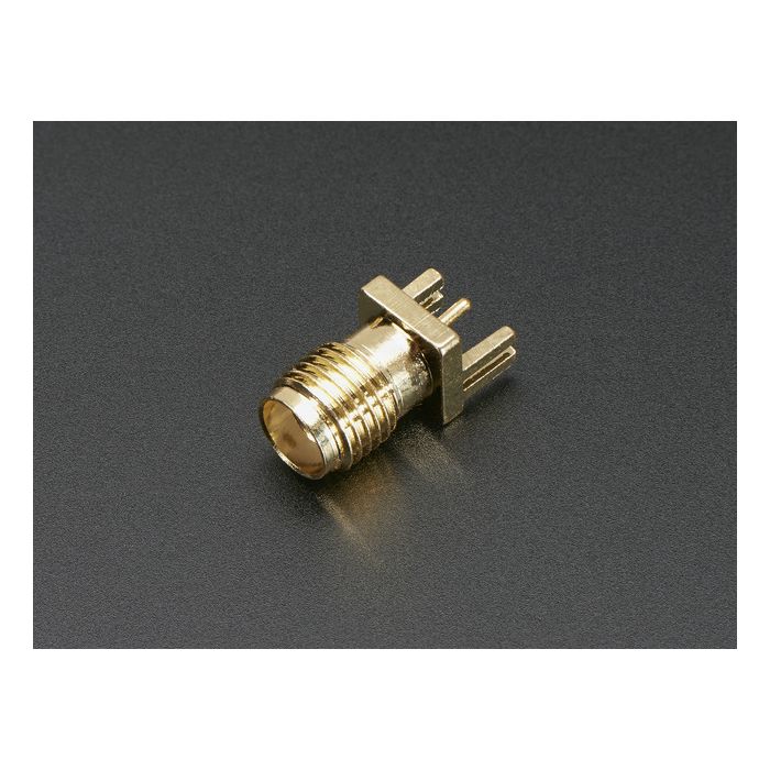 Edge-Launch SMA Connector for 0.8mm / 0.031" Slim PCBs