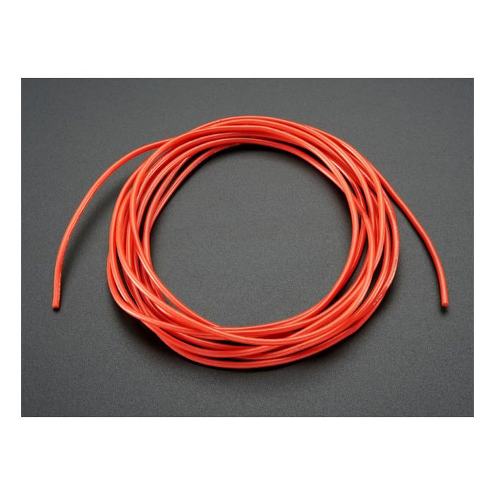 Silicone Cover Stranded-Core Wire - 2m 26AWG Red