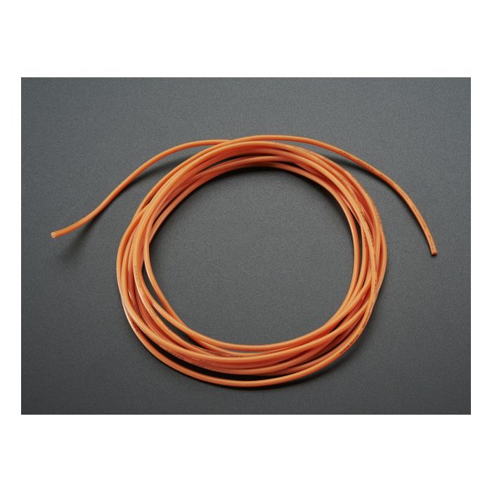Silicone Cover Stranded-Core Wire - 2m 26AWG Orange