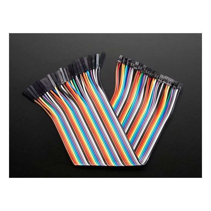 Female-Female 2.54 to 2.0mm Jumper Wires x 40