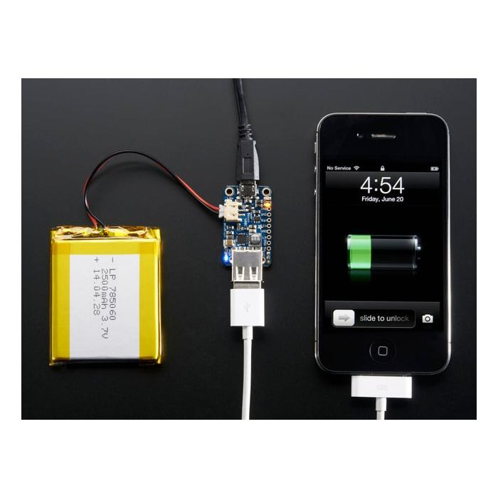PowerBoost 500 Charger - Rechargeable 5V Lipo USB Boost @ 500mA+