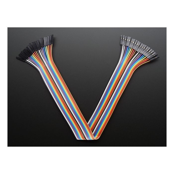 Premium Female/Female Jumper Wires - 20 x 12" (300mm)