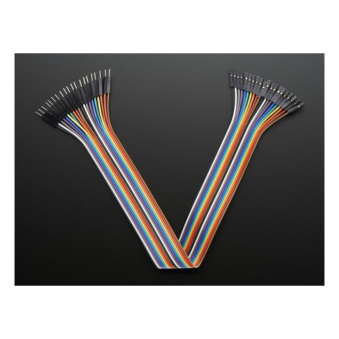 Premium Female/Male 'Extension' Jumper Wires - 20 x 12"