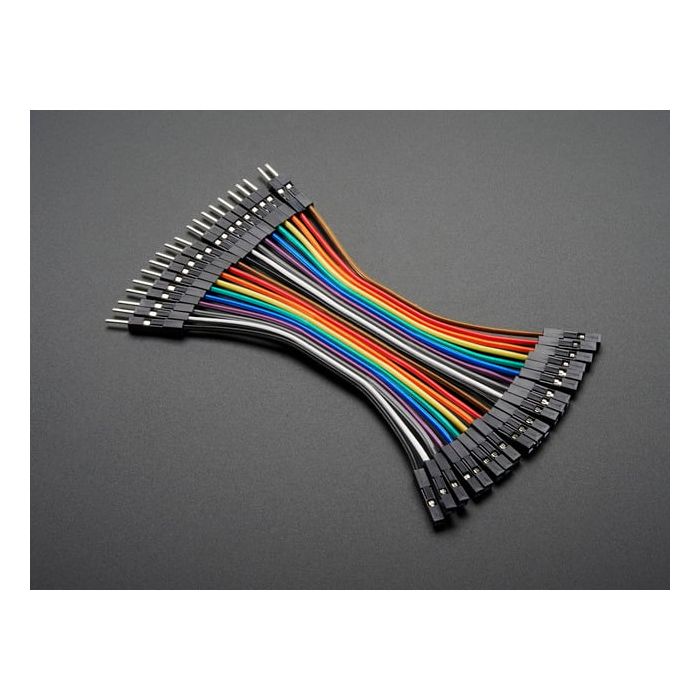 Premium Female/Male 'Extension' Jumper Wires - 20 x 3"