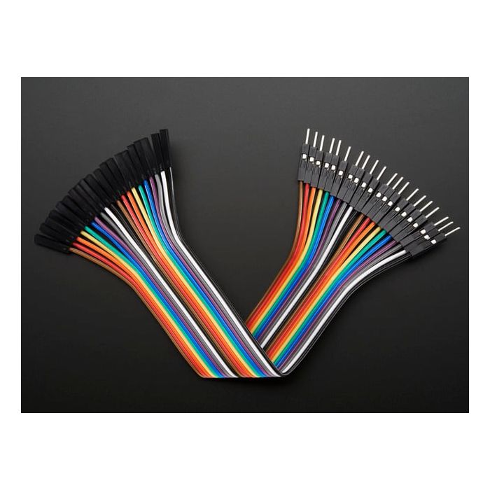 Premium Female/Male 'Extension' Jumper Wires - 20 x 6"