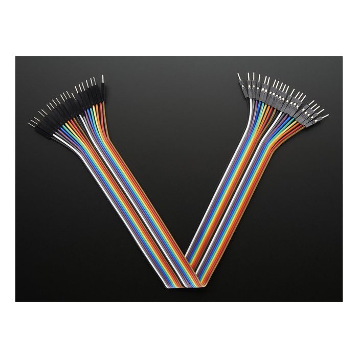 Premium Male/Male Jumper Wires - 20 x 12" (300mm)