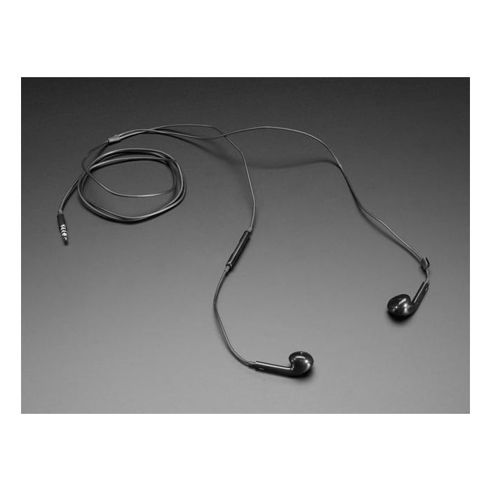 Cell-phone TRRS Headset - Earbud Headphones w/ Microphone