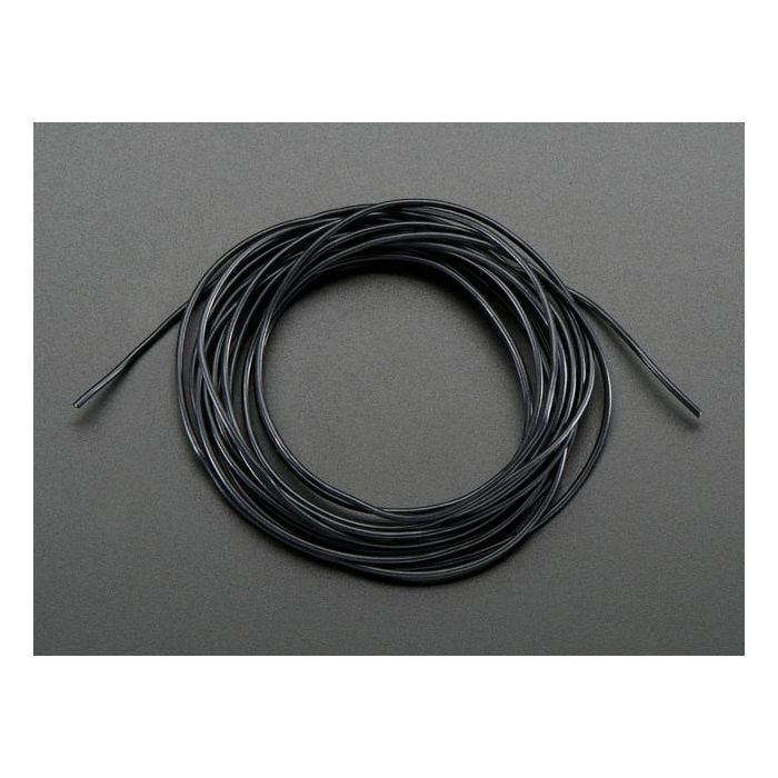 Silicone Cover Stranded-Core Wire - 2m 30AWG Black