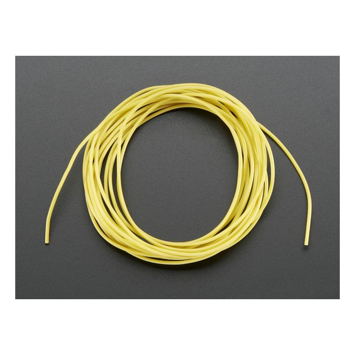 Silicone Cover Stranded-Core Wire - 2m 30AWG Yellow