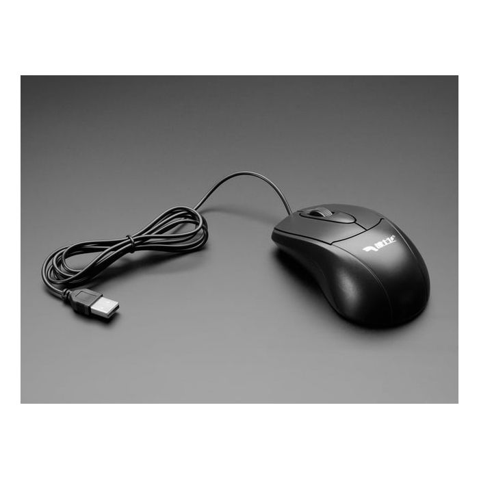 USB Wired Mouse - Two Buttons plus Wheel
