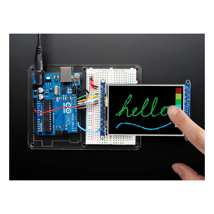 3.5" TFT 320x480 + Touchscreen Breakout Board w/MicroSD Socket