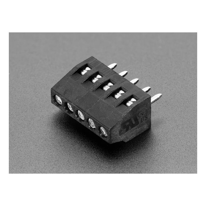 2.54mm/0.1" Pitch Terminal Block - 5-pin