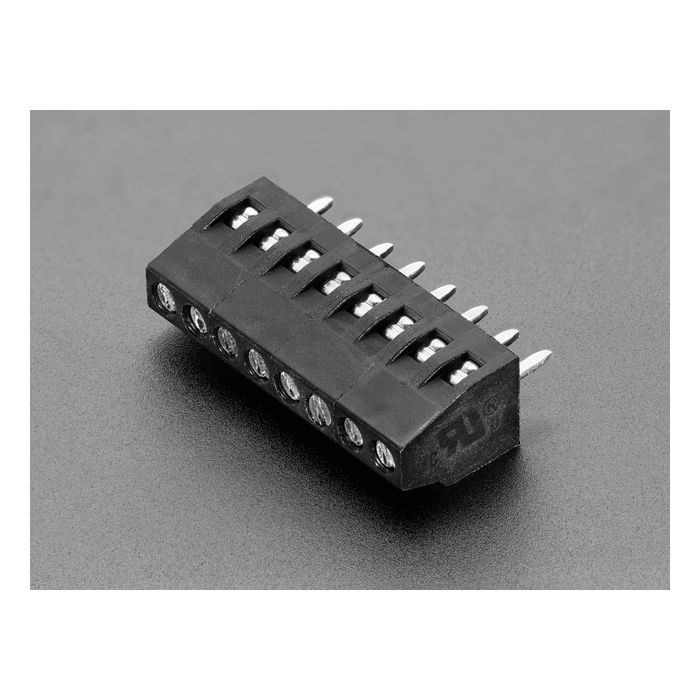 2.54mm/0.1" Pitch Terminal Block - 8-pin