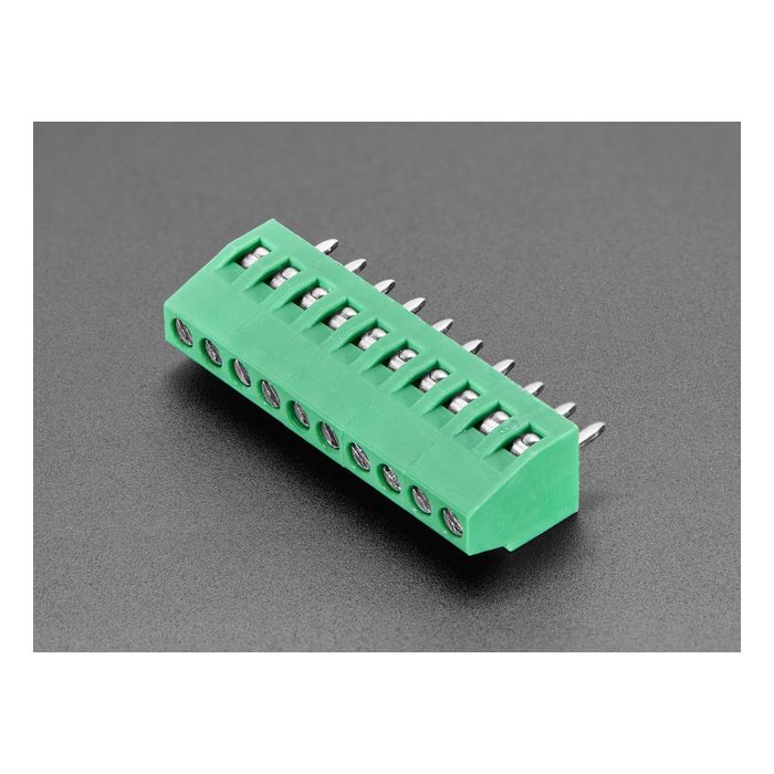 2.54mm/0.1" Pitch Terminal Block - 10-pin