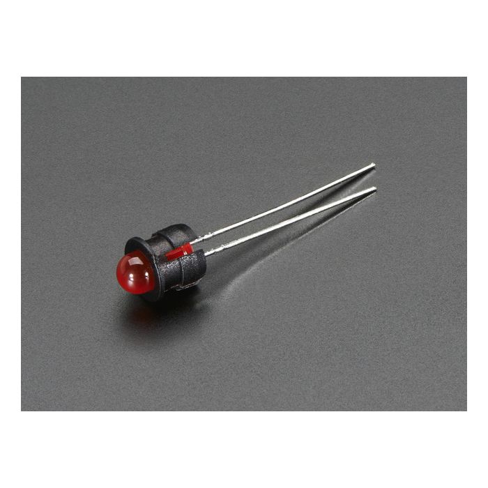 5mm Plastic Flat LED Holder - Pack of 5