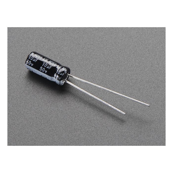 10uF 50V Electrolytic Capacitors - Pack of 10