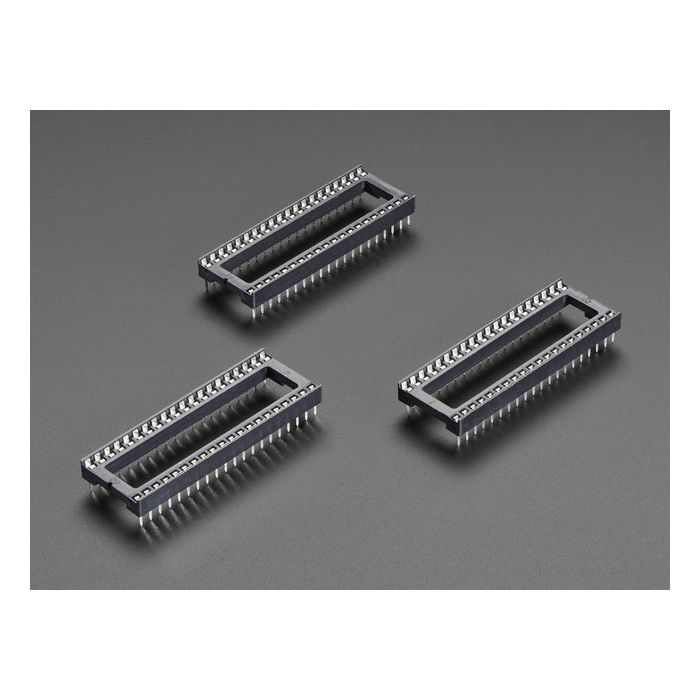 IC Socket for 40-pin 0.6" Chips - Pack of 3