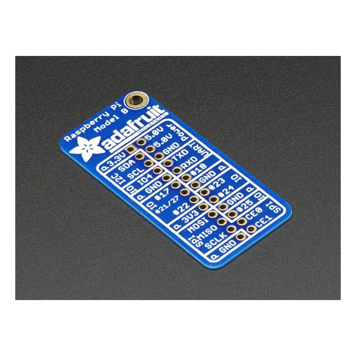 Adafruit GPIO Reference Card for Raspberry Pi Model B
