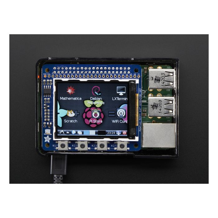 Adafruit PiTFT 2.2" HAT Mini Kit - 320x240 2.2" TFT - No Touch