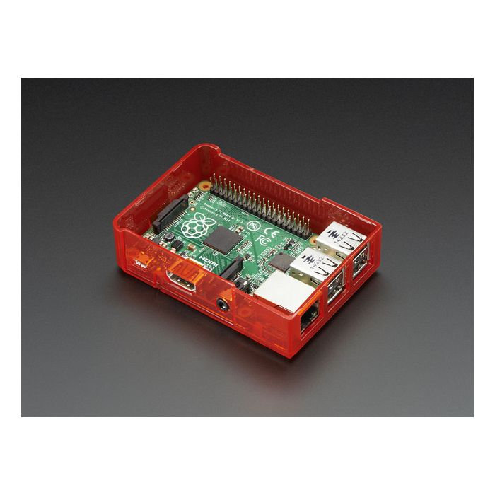 Pi Model B+ / Pi 2 / Pi 3 Case Base - Red