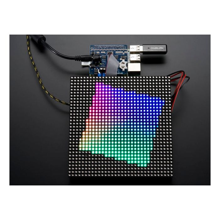 Adafruit RGB Matrix HAT + RTC for Raspberry Pi - Mini Kit