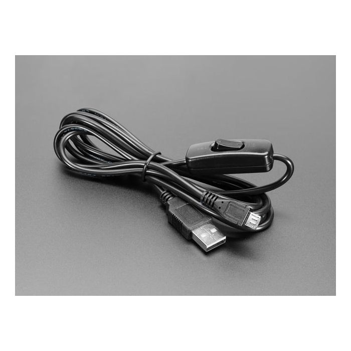 USB Power Only Cable with Switch - A/MicroB