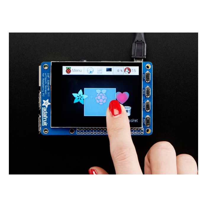 Adafruit PiTFT Plus 320x240 2.8" TFT + Capacitive Touchscreen