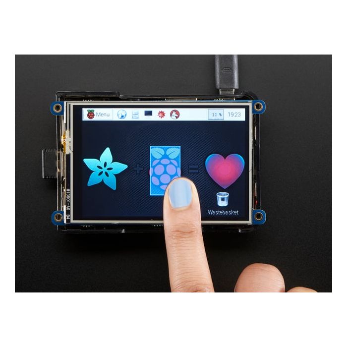 PiTFT Plus 480x320 3.5" TFT+Touchscreen for Raspberry Pi