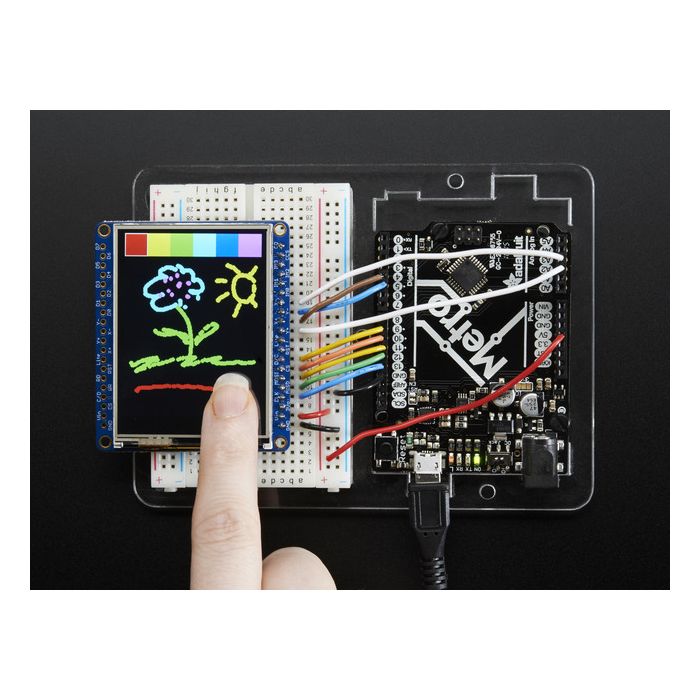 Adafruit 2.4" TFT LCD with Touchscreen Breakout w/MicroSD Socket