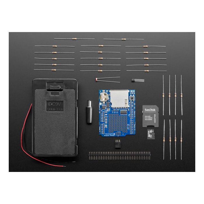 Light and temperature data-logger pack