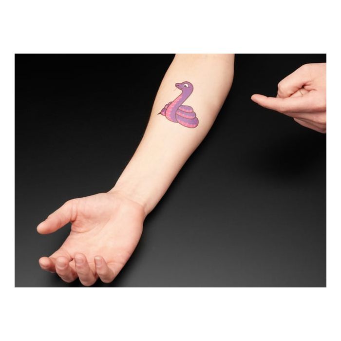Blinka the CircuitPython Temporary Tattoo