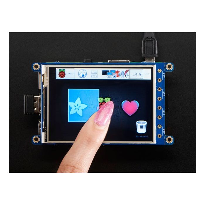 PiTFT Plus 320x240 3.2" TFT + Resistive Touchscreen