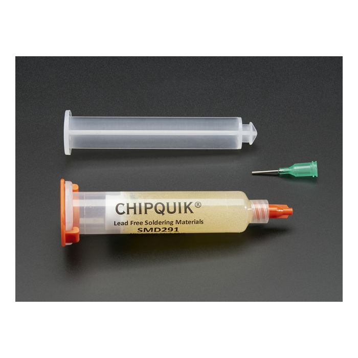 Chip Quik Tack Flux 10cc Syringe with Plunger and Tip