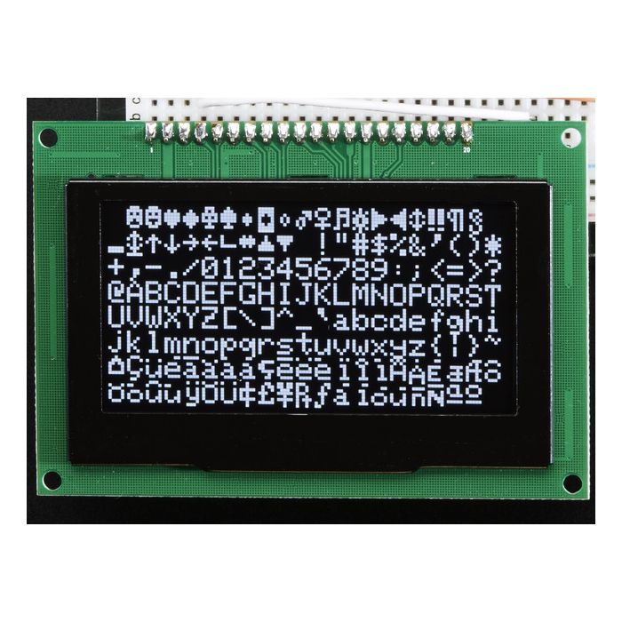 Monochrome 2.7" 128x64 OLED Graphic Display Module Kit