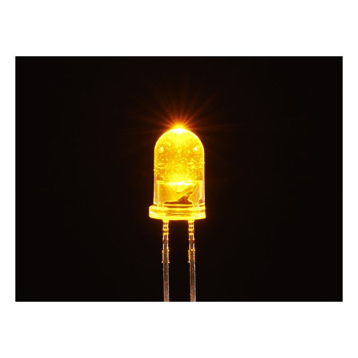 Super Bright Yellow 5mm LED (25 pack)