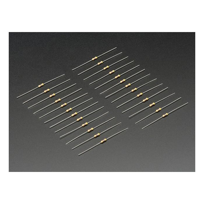 Through-Hole Resistors - 470 ohm 5% 1/4W - Pack of 25