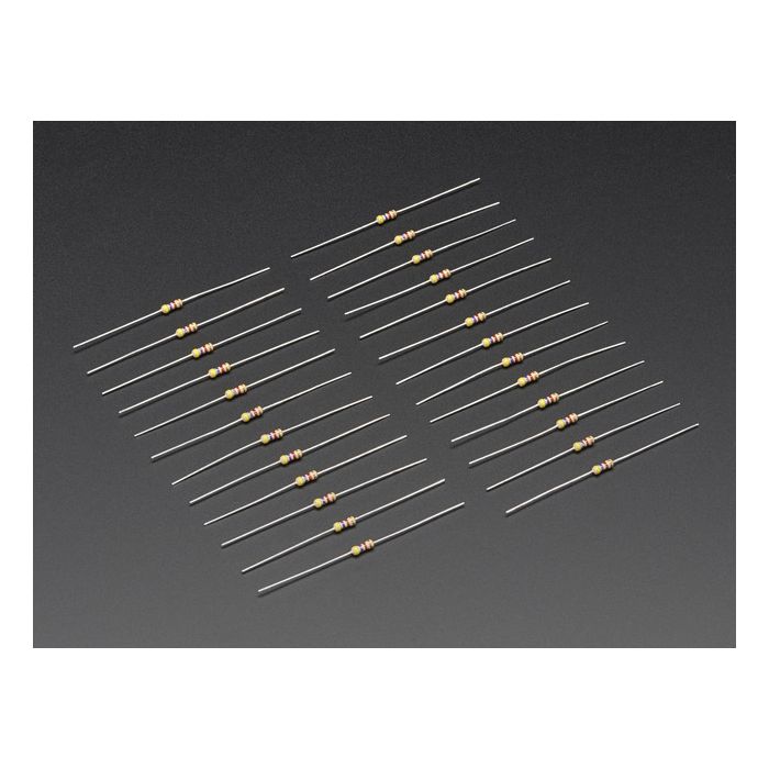Through-Hole Resistors - 4.7K ohm 5% 1/4W - Pack of 25