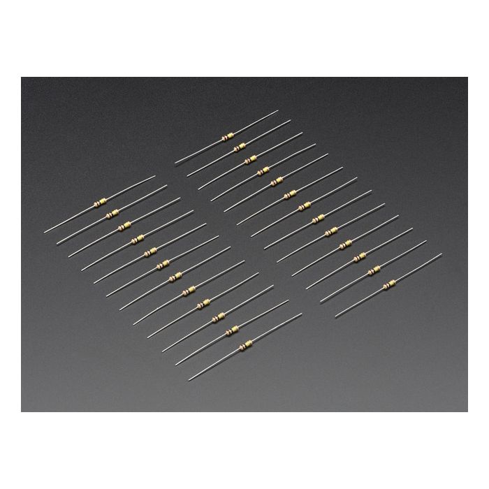 Through-Hole Resistors - 100K ohm 5% 1/4W - Pack of 25