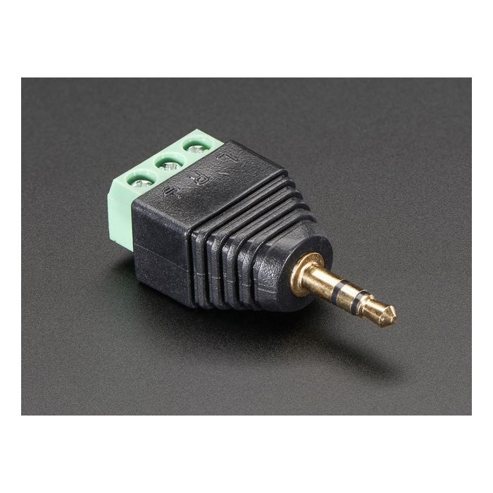 3.5mm (1/8") Stereo Audio Plug Terminal Block