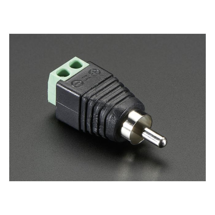 RCA (Composite Video, Audio) Male Plug Terminal Block