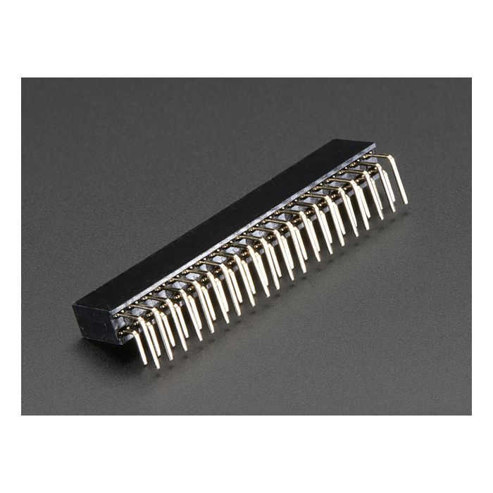 0.1" 2x20-pin Strip Right Angle Female Header