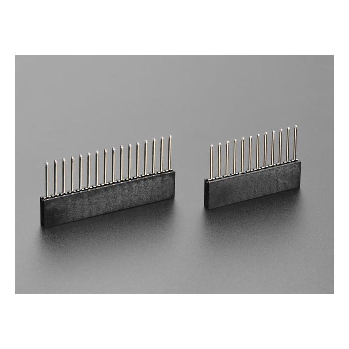 Stacking Headers for Feather - 12-pin and 16-pin female headers