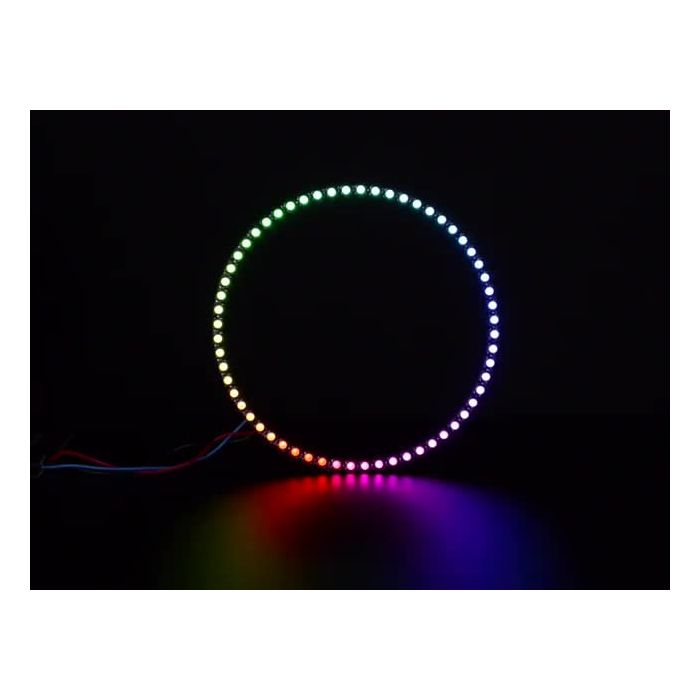 NeoPixel 1/4 60 Ring - 5050 RGBW LED w/ Integrated Drivers