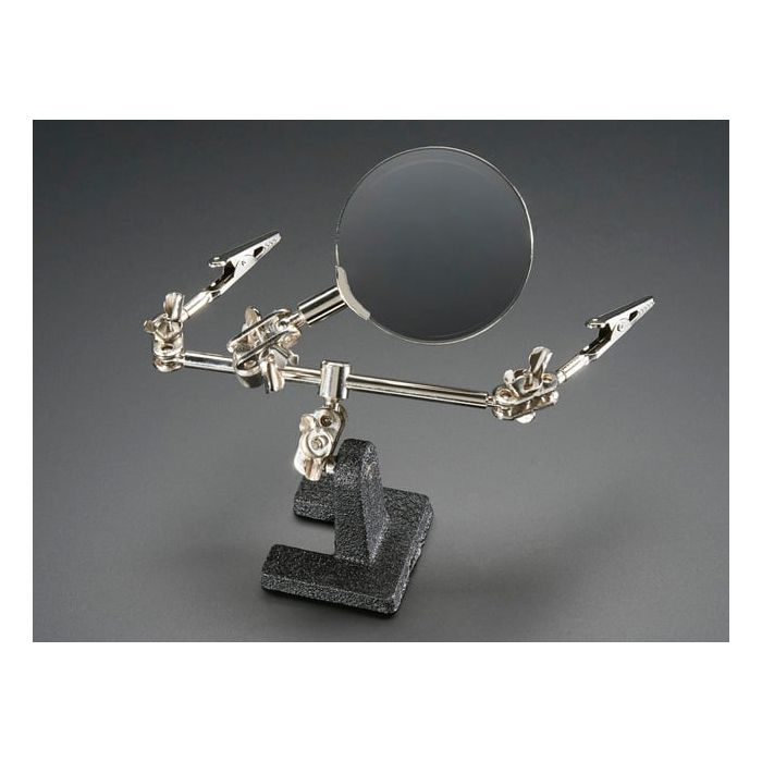 Helping Third Hand Magnifier W/Magnifying Glass Tool
