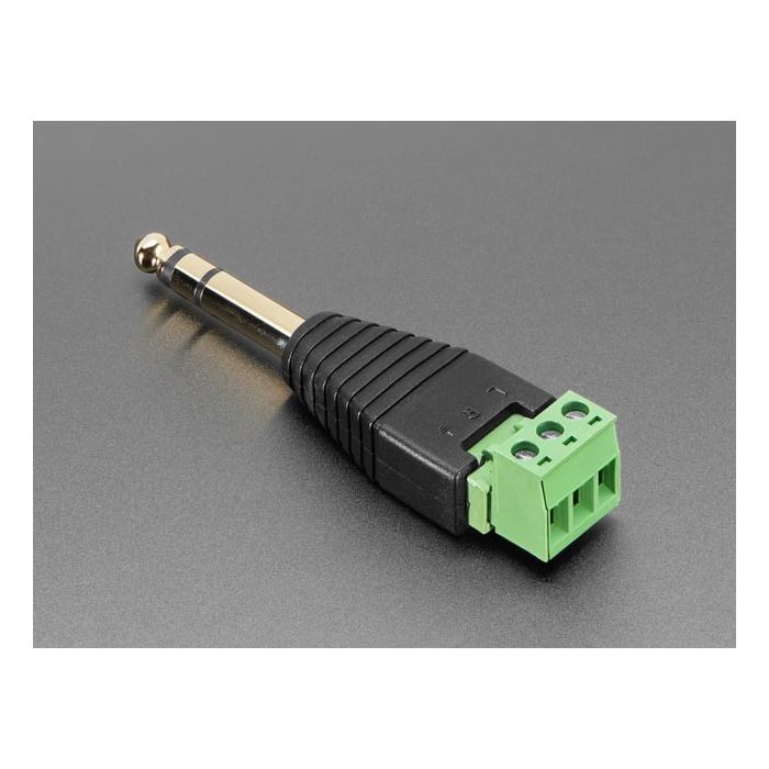 1/4" (6.35mm) Stereo Plug Terminal Block